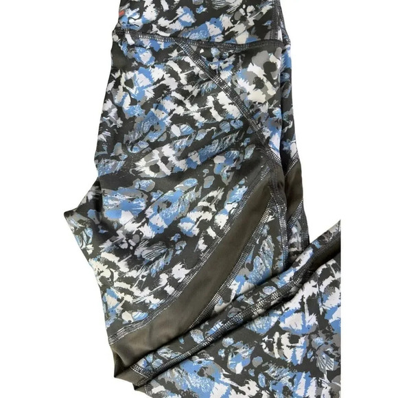 Aerie Chill Play Move Feather Pattern Leggings Mesh Size XS Stretch Women’s - Picture 3 of 9